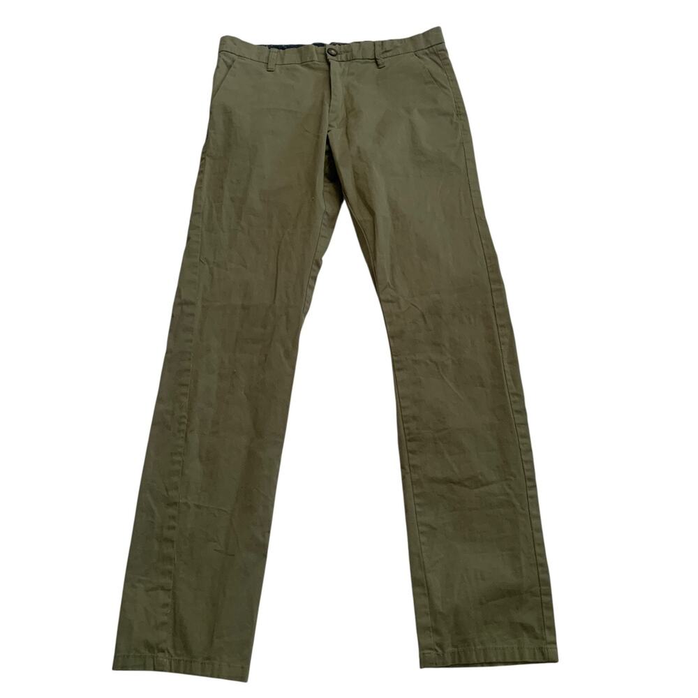 Across The Pond Men's Size 30x32 Slim Fit Stretch Craft & Tradition Chino Pants